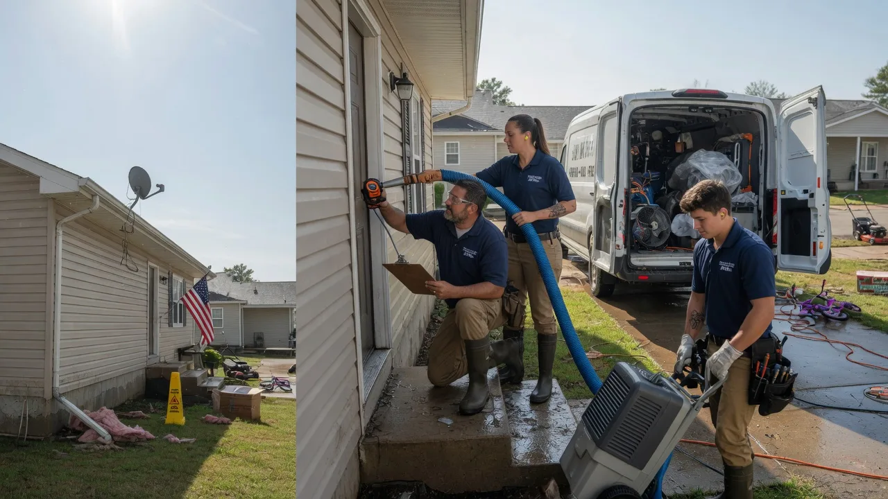 Ceiling Water Damage Restoration in Frankfort, SD near me